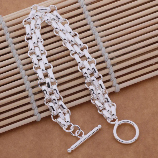 Оптовая продажа высококачественные посеребренные модные ювелирные браслеты WB-091