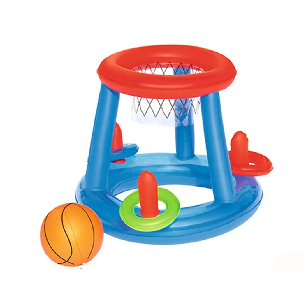 basketball hoop Nflatable бассейн игровой центр с мячом и кольцами для детей Детский бассейн Поплавок Лето водные развлечения игрушки баскетбольные броски - Цвет: basketball hoop