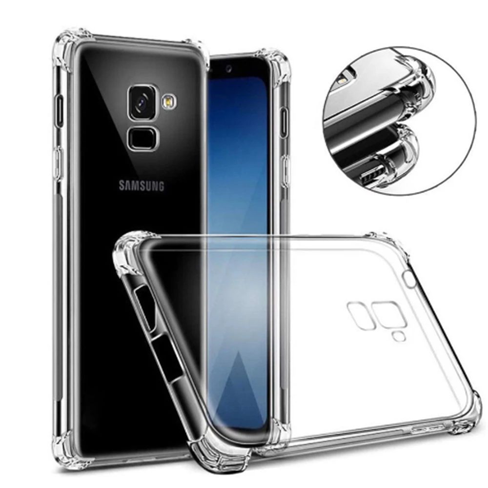 Противоударный чехол для sumsung Galaxy A70 A50 A10 A20 A30 A40 прозрачный мягкий силиконовый