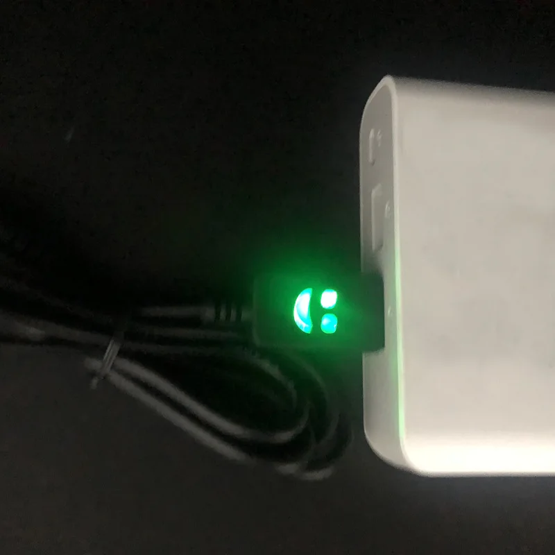 Kkhlitec Портативный 1 м 3 фута улыбающееся лицо 4,2 в налобный зарядный usb-шнур фара USB кабель для зарядки стены улыбка лицо фонарик линия