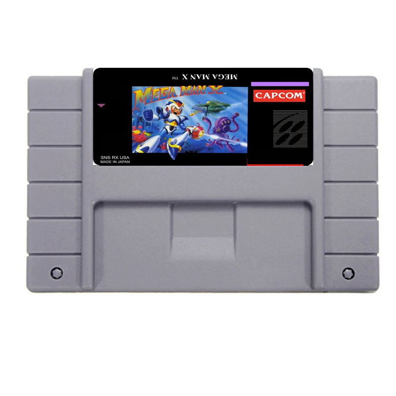 Горячая Распродажа 16bit 46pin карточки для Супер игры-MEGA MAN X | Электроника