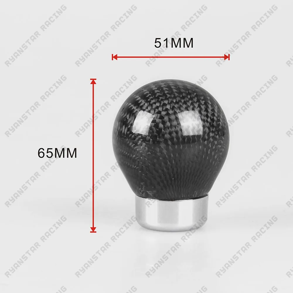 Настоящая ручка переключения рулевого механизма автомобиля из углеродного