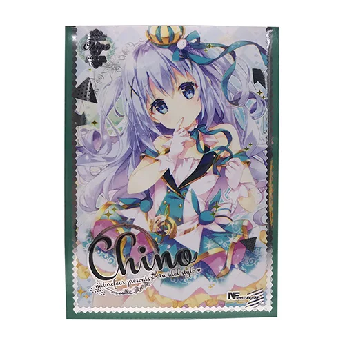 60 PCS Chino 60 ПК пакет TCG карты рукава аниме-открытки игры защита персонажа карты щит графика протектор цветные рукава PKM - Цвет: 60 PCS Chino