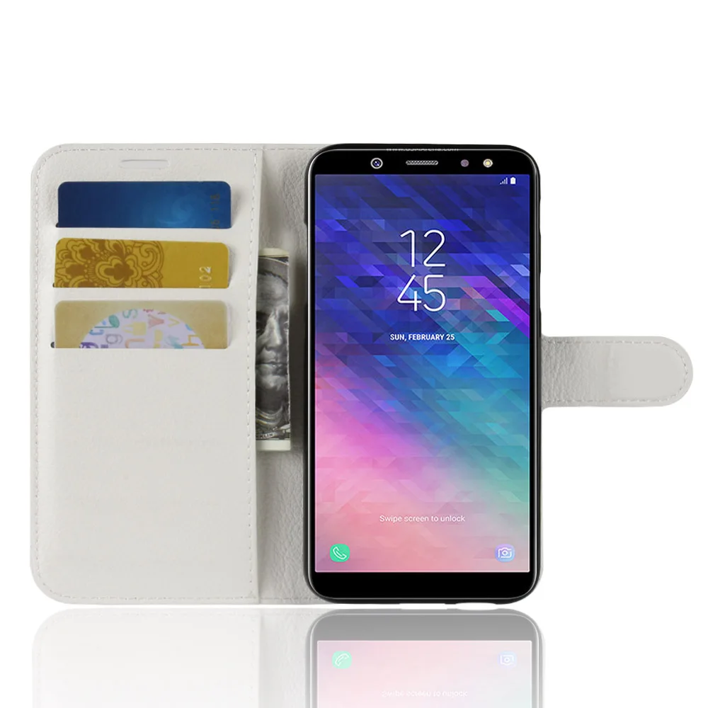 J260 чехол для Samsung Galaxy J2 Core J260A чехол бумажник карты стент Книга Стиль Флип кожаный защитная крышка Черный SM J2Core J 260