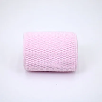 Pink 50 мм нейлоновая эластичная лента с разноцветным рисунком кукурузы эластичная лента утолщенный пояс DIY ремесла швейная одежда аксессуары 1 метр - Цвет: Pink