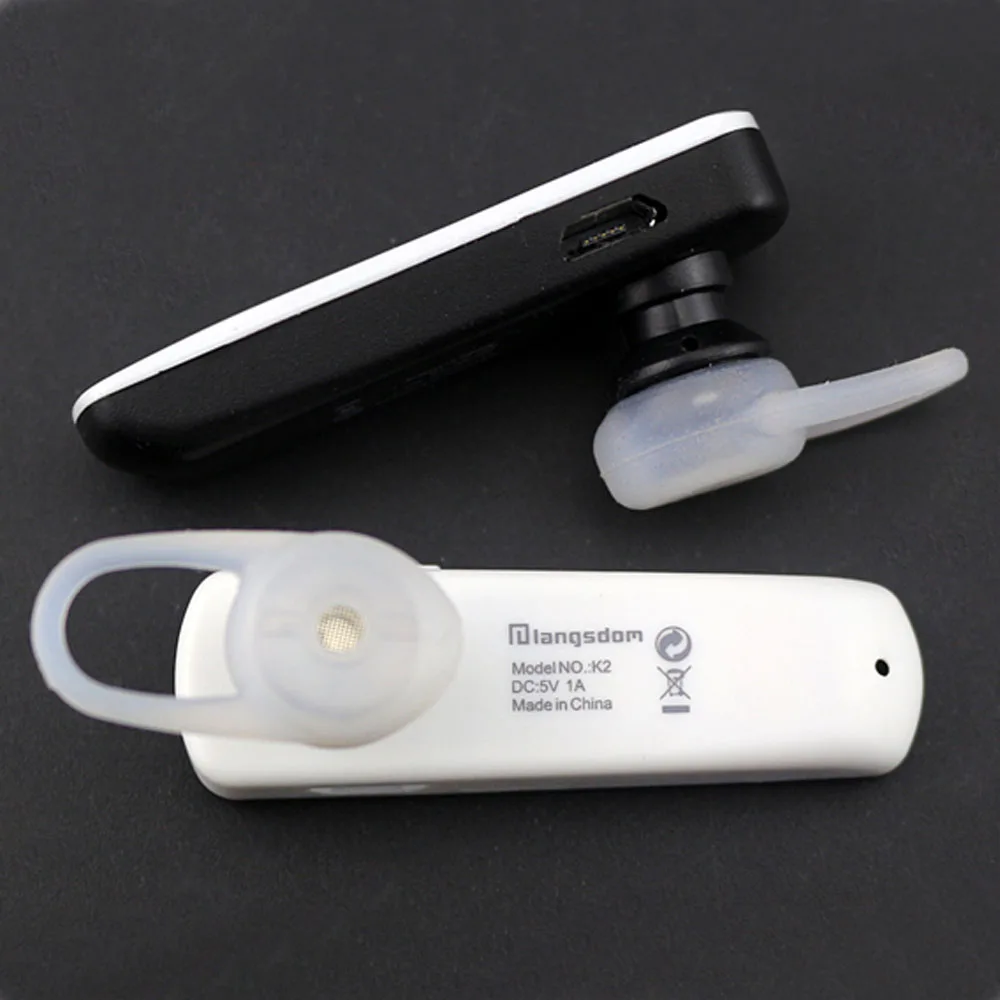 New Langsdom bluetooth earphone wireless hands-free earbud with mic headset for iphone android mp3 player K2 | Электроника