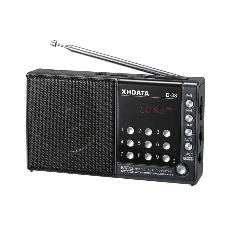 XHDATA портативное радио FM стерео MW/SW/MP3 плеер экран DSP Vollband (руководство