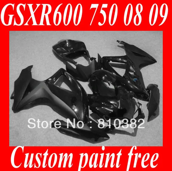 Набор обтекателей для литья под давлением GSXR600 750 08 09 GSXR750 GSX R600 K8 2008 2009 матовый и