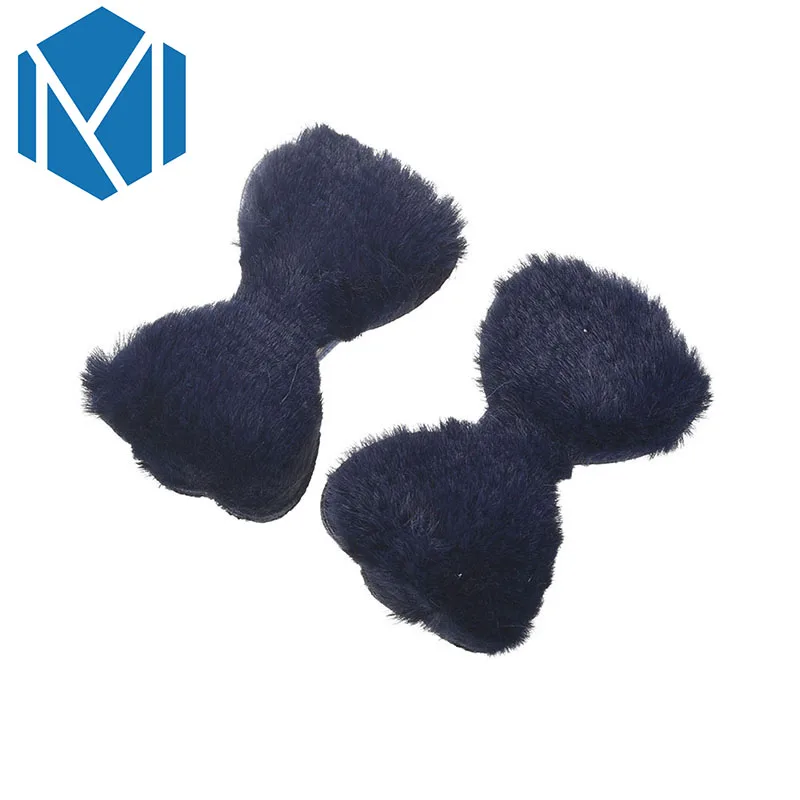 M MISM/1 пара модные зимние детские заколки с бантом для девочек милые однотонные
