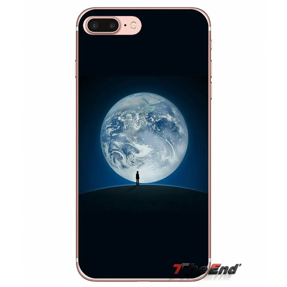 Gary tonge Космические Планеты звезды для iPhone X 4 4S 5 5S 5C SE 6 6S 7 8 Plus Samsung Galaxy J1 J3 J5 J7 A3 A5 2016