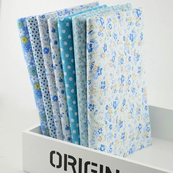 Хлопчатобумажная ткань Booksew, 10 комплектов, 50 см x 50 см, 70 шт./лот, стеганая Лоскутная Ткань для шитья,, W3B3-5