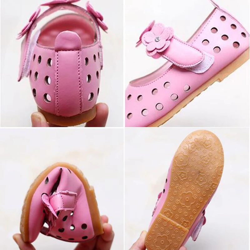 

2019 new girls sandals children girls baby shoes hollow hollow shoes dance shoes non-slip toddler