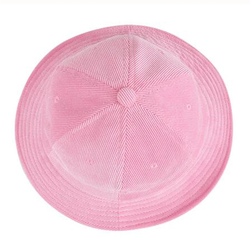 [Shinetower] Модные желтые вельветовые рыбак шляпа Открытый Панама хип-хоп Для женщин |