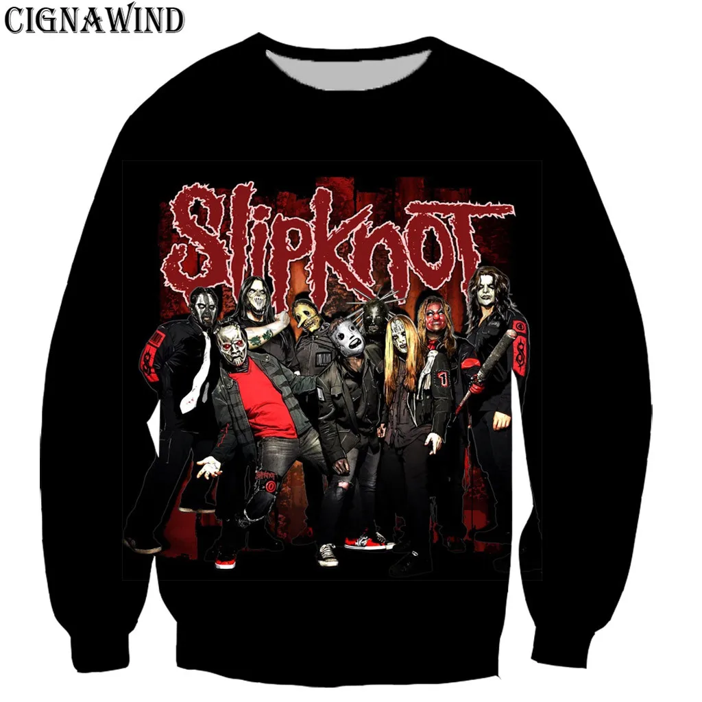 Модный дизайн хип-хоп группа Slipknot Толстовка для мужчин/женщин 3D Принт толстовки кофты повседневные Harajuku стиль уличная одежда топы