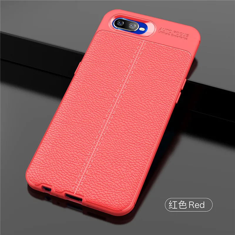 for cover oppo k1 case phone case silicone leather case for oppo k1 cover soft phone case for oppo k1 phone funda capa oppo k1 free global shipping