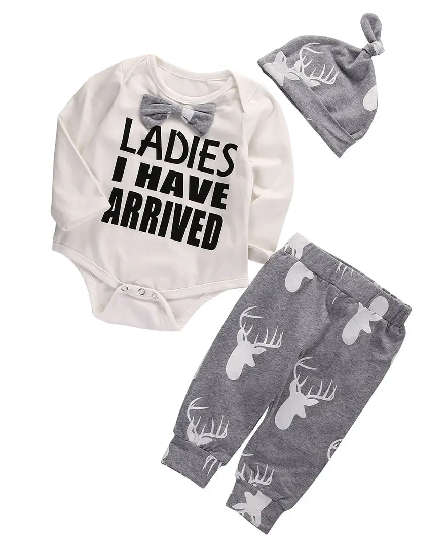 3 шт. детский комплект одежды для мальчиков и девочек с бантом|baby girl|kids baby girlkids |