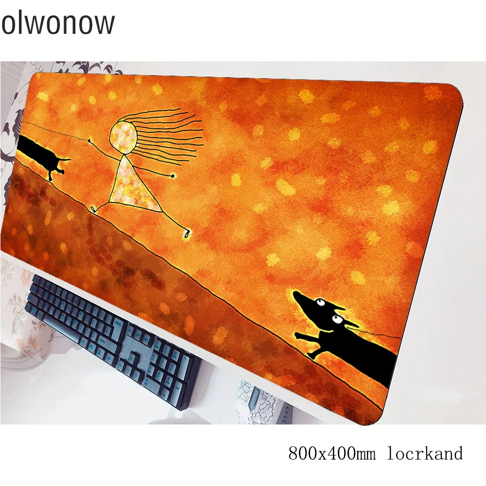 

cute mousepad gamer HD print 800x400x3mm gaming mouse pad High quality notebook pc accessories laptop padmouse ergonomic mat