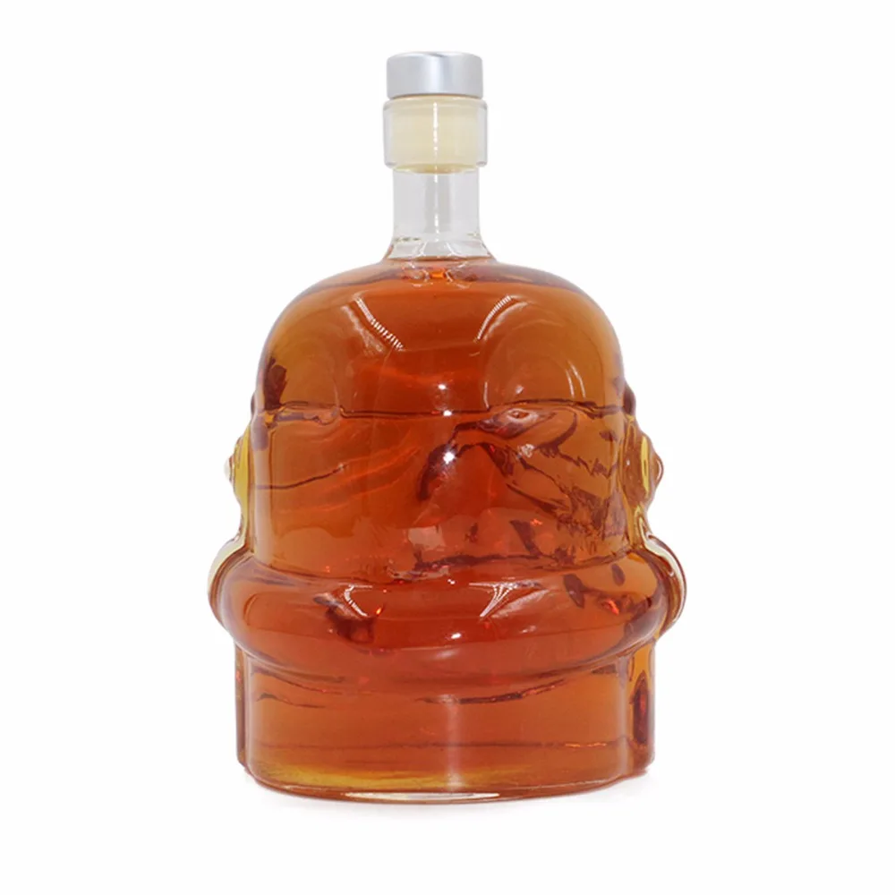 650 мл шлем штурмовика из Звездных Войн виски Вино Графин Прохладный Кристалл