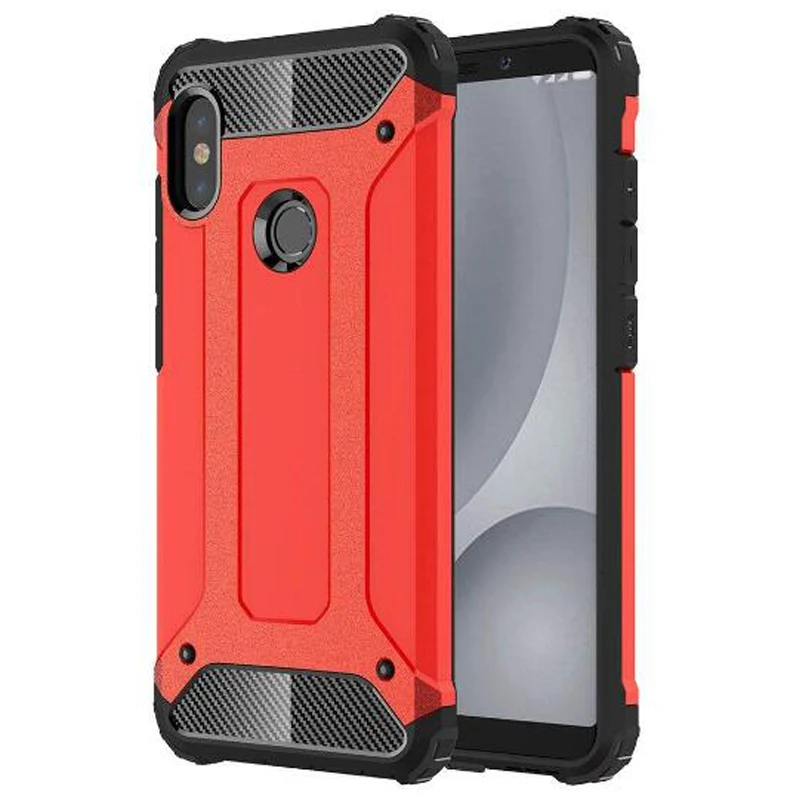 Противоударный чехол для Xiaomi Redmi Note 5 Pro Note5Pro жесткий силиконовый армированный