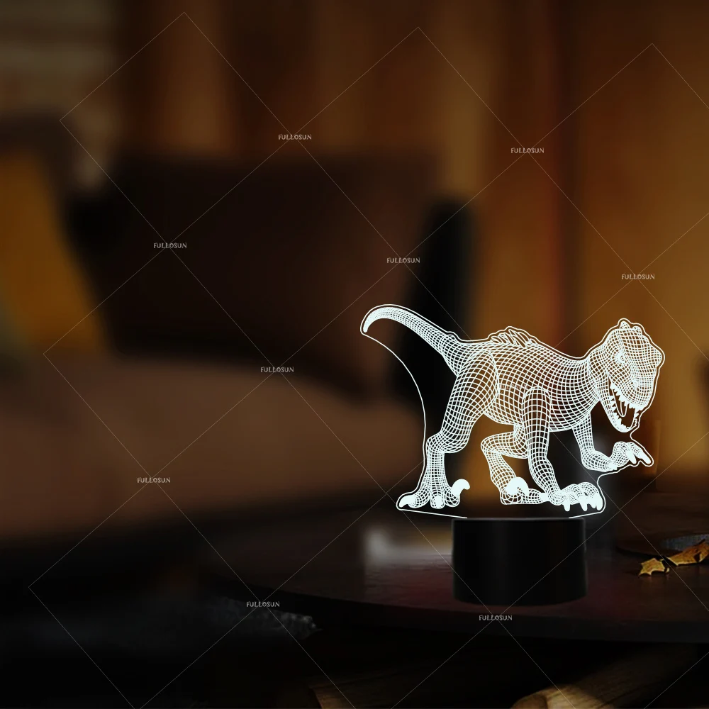 Умный crafty dinosaur night lights 7 меняющихся цветов 2018 новый подарок для любителей