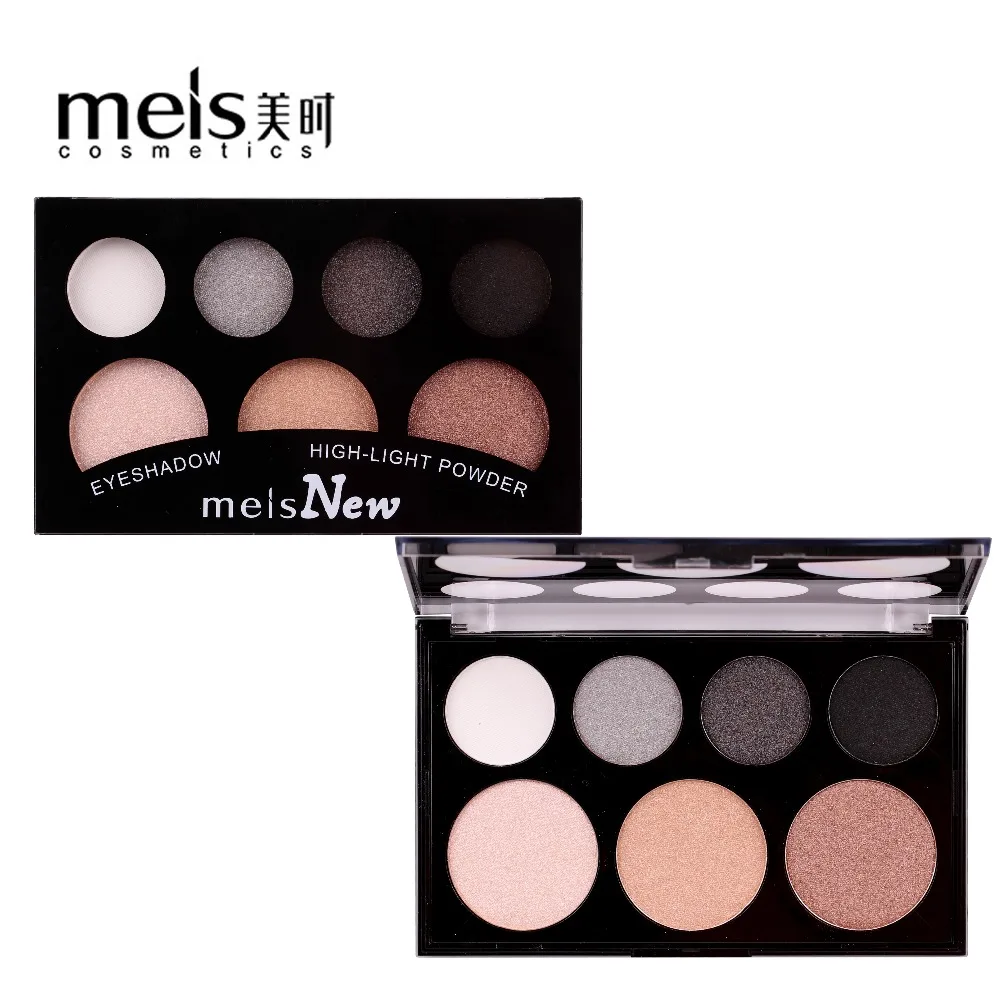 Палитра теней для век 7 цветов с праймером глаз светящаяся палитра группа