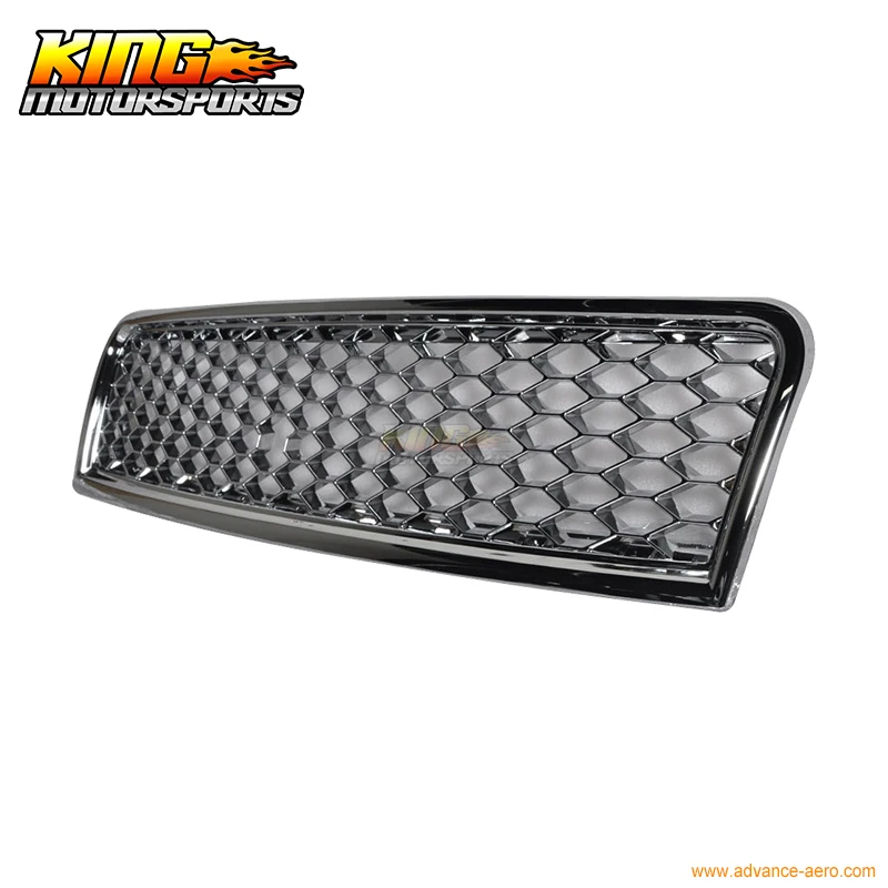Для 02-05 Audi A4 RS Стиль Передняя решетка решетки хром 2003 2004 США Внутренняя