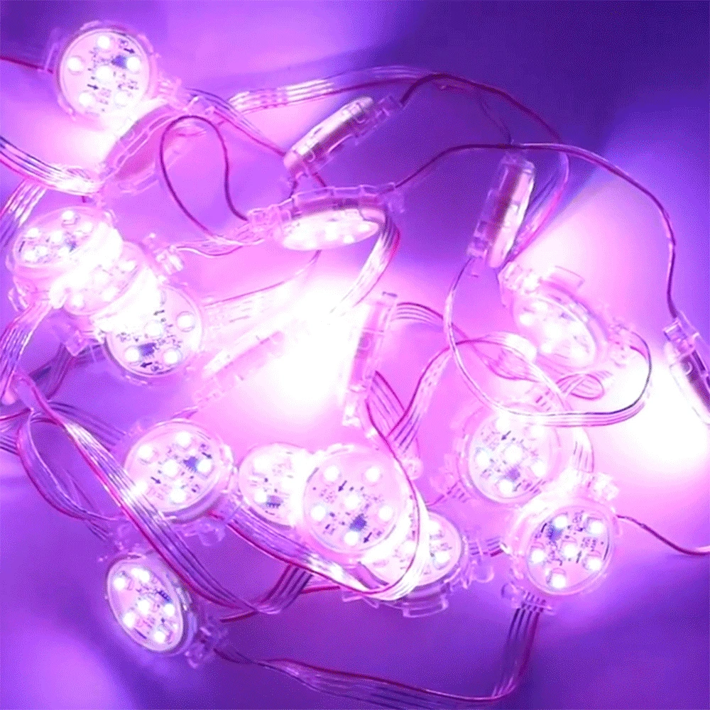 Полноцветный светодиодный пиксельный модуль постоянного тока 24 В 3535 UCS1903 RGB 6