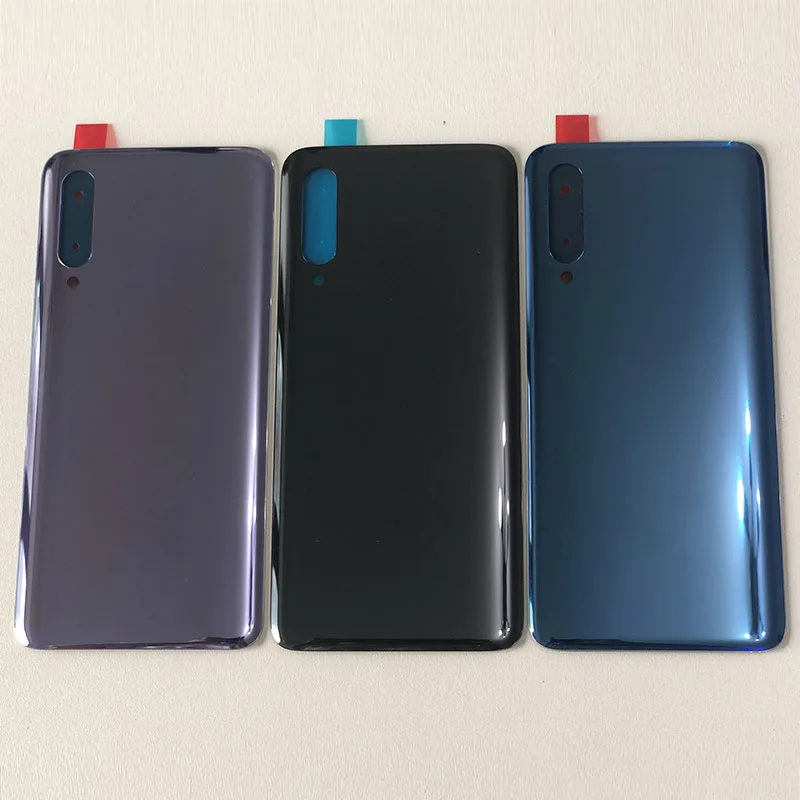 Axisinternational для 6,3" Xiao mi 9 mi 9 mi 9 M9 mi 9 mi 9 стеклянная задняя крышка для батареи Чехол для задней панели с наклейкой 3M