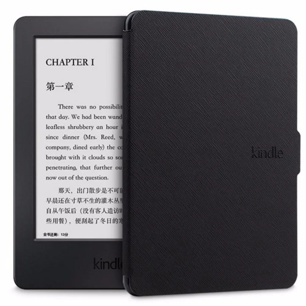 Black Чехол для Amazon Kindle Paperwhite 1, 2, 3, тонкий складной чехол, 6 дюймов, умный автоматический режим сна, пробуждение, читалка, чехол для Kindle Paperwhite Capa - Цвет: Black