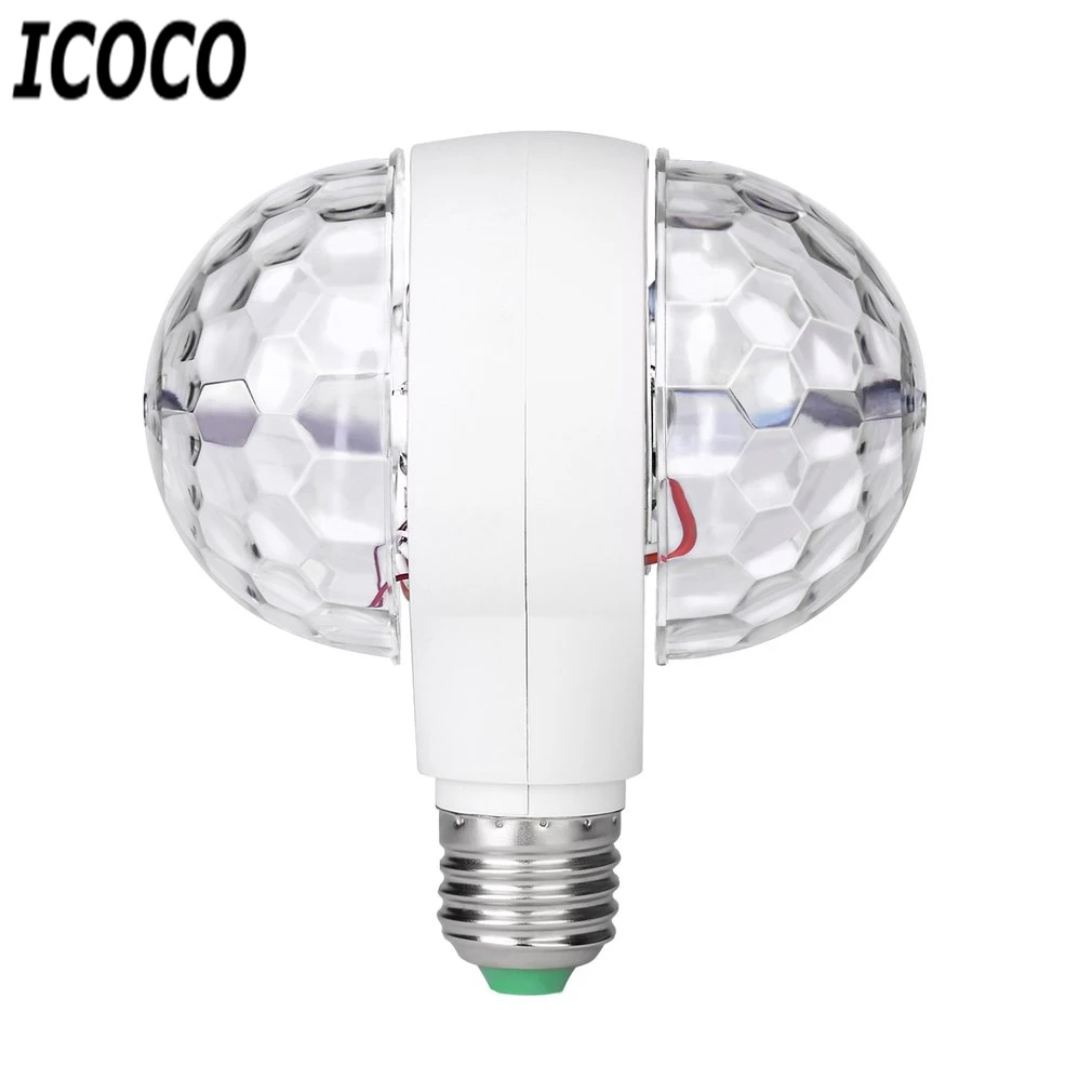 Вращаюсветодиодный светильник Светодиодная лампа ICOCO 6 Вт с двойной головкой