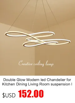 Подвесная декоративная DIY Современная подвесная светодиодная Люстра для столовой кухни комнаты бара подвесная люстра