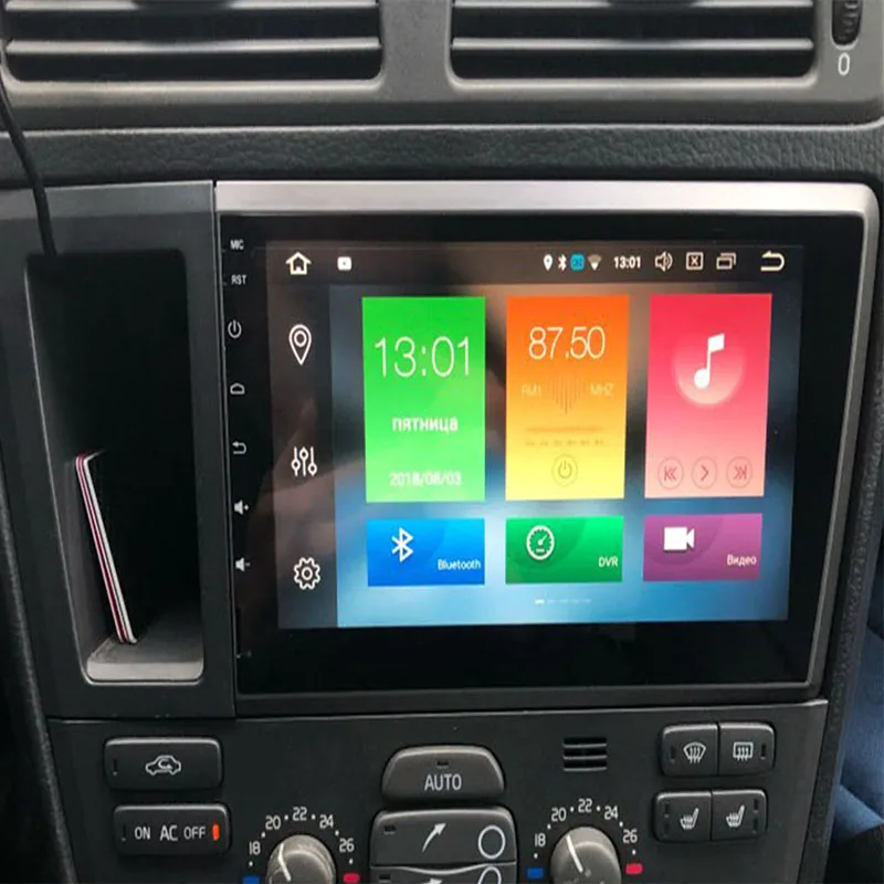" 4G LTE Android 9,0 автомобильный DVD ПК Мультимедийный dvd-плеер gps Navi Стерео Радио Fit VOLVO S60 V70 XC70 2000 2001 2002 2003 2004