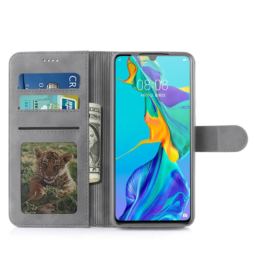 Роскошный кожаный чехол в стиле ретро для huawei P30, чехол-книжка с подставкой, чехол-книжка для телефона huawei P30 Lite, чехол для huawei P30 Pro