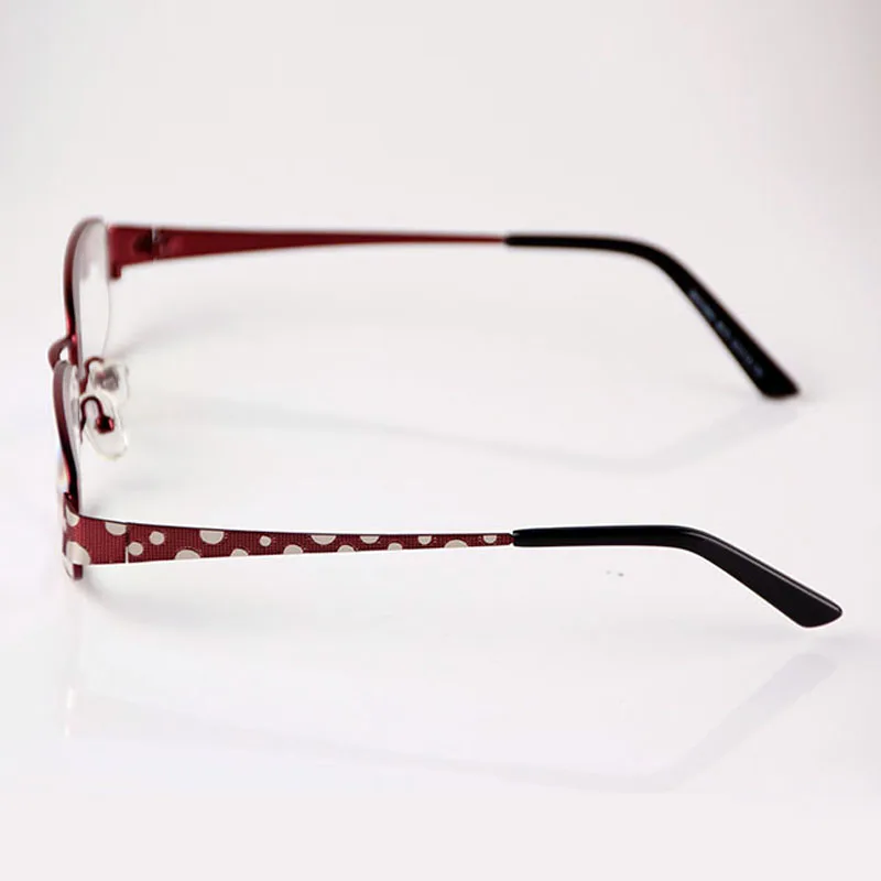

HEJIE Fashion Women Alloy Anti fatigue Reading Glasses High Clear Coating Anti-scratch Aspheric Lens Diopter+1.0~+4.0 8616