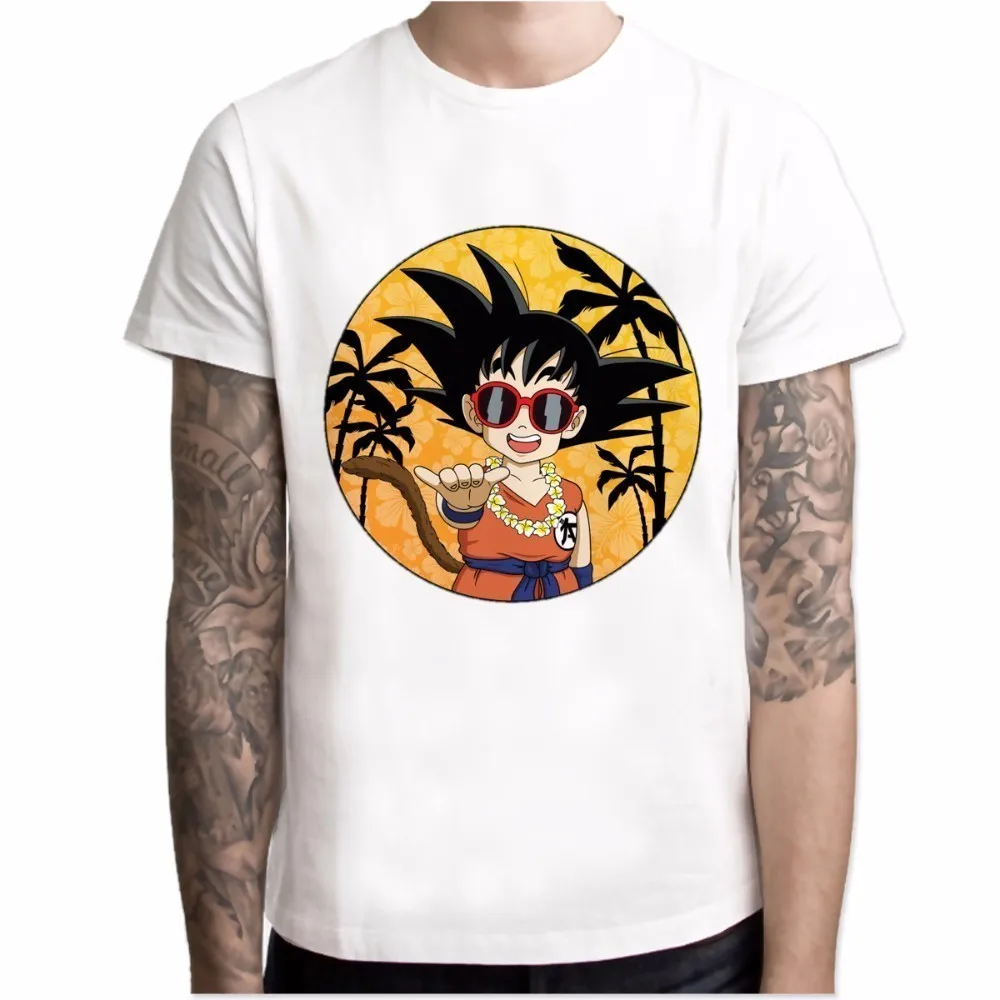 5003 Футболка Мужская Супер dbz футболка vegeta goku saiyan супер футболка dragon ball косплей костюм dragon ball z - Цвет: 5003
