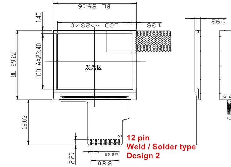 TFT lcd панель 1," экран HD ips 240(RGB)* 240 Разрешение ST7789 12pin 24 pin 3/4 line SPI 262K полноцветный дисплей