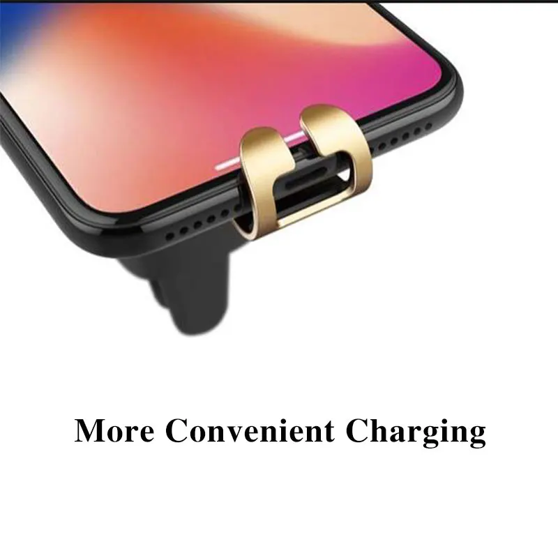 

YWEWBJH Universal Car Phone Holder Gravity Sensing Angle Rotation Ventilation Device Navigation Phone For iPhone For Samsung