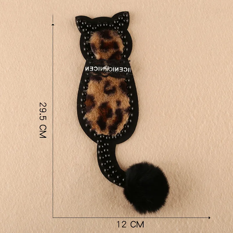 Накладки с жемчужинами для одежды fflacel нашивки кошками вышивки Аппликации