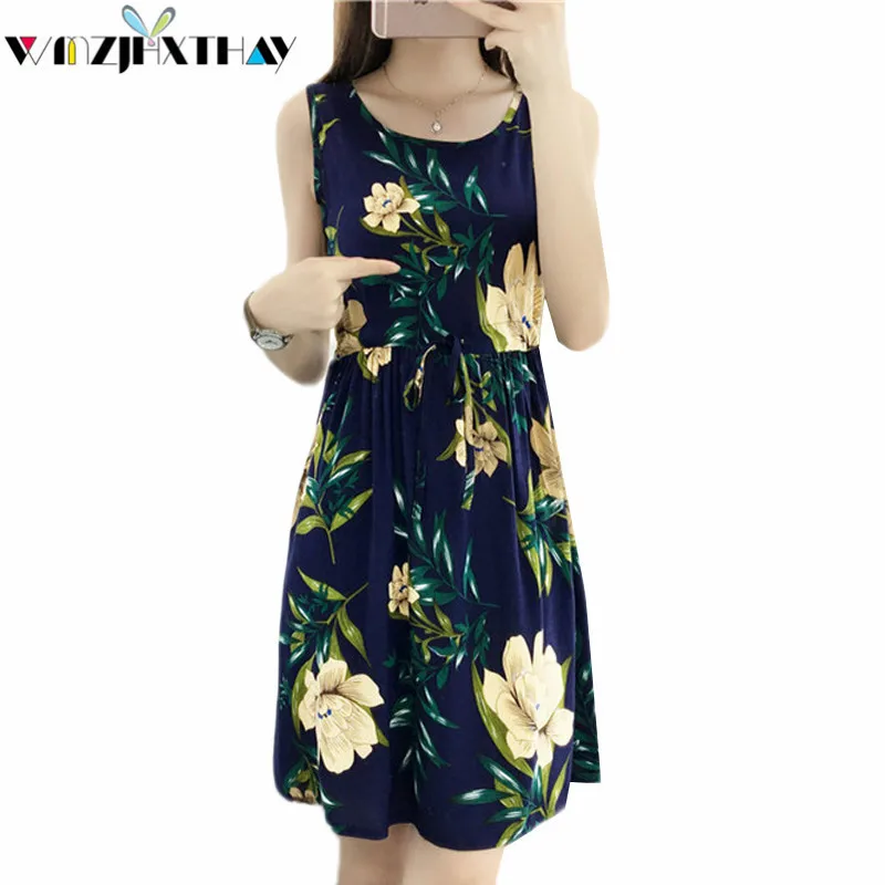Модные элегантные летние Для женщин Платья для 2018 новый Тонкий темперамент