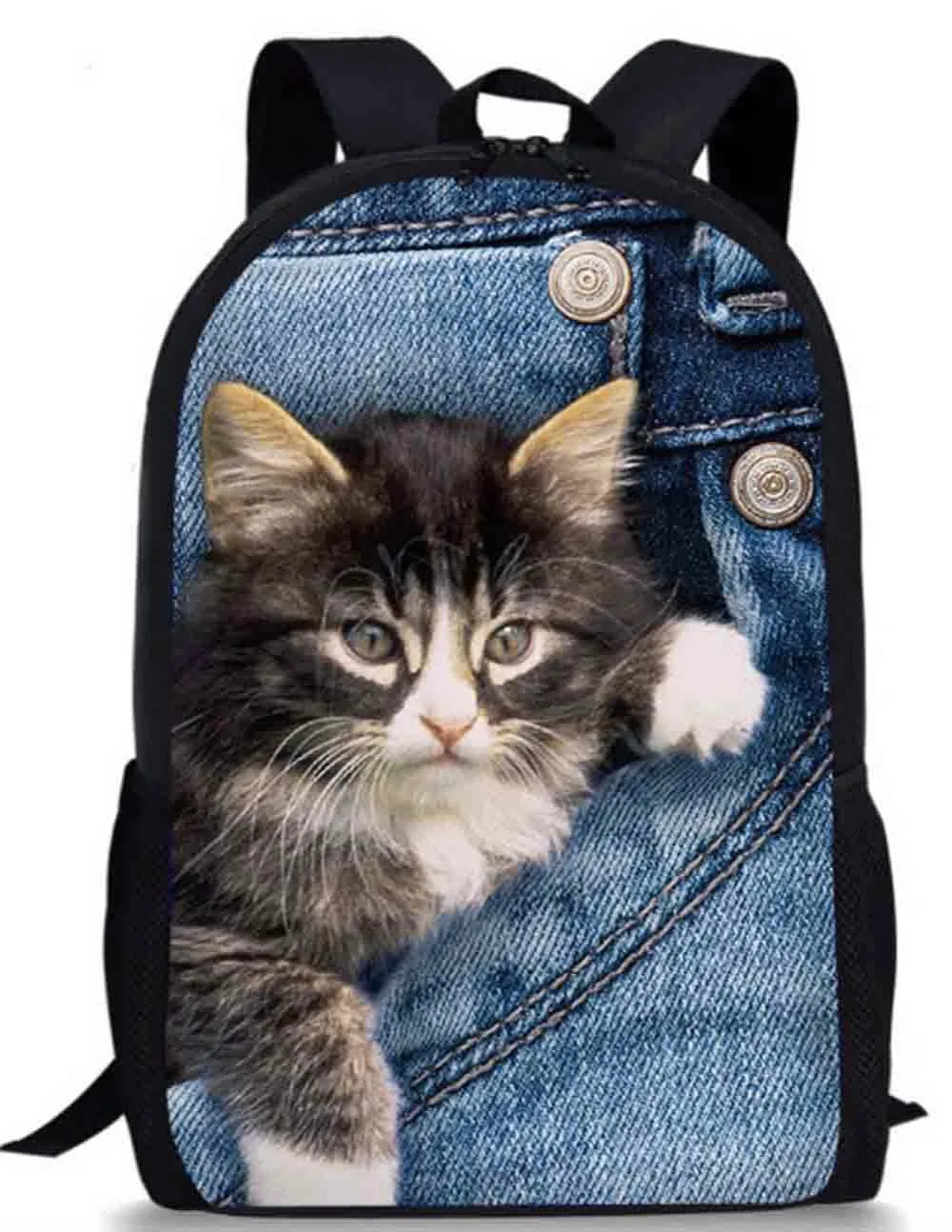 Плечевой рюкзак Joyloading для студентов креативный школьный ранец в джинсовом стиле