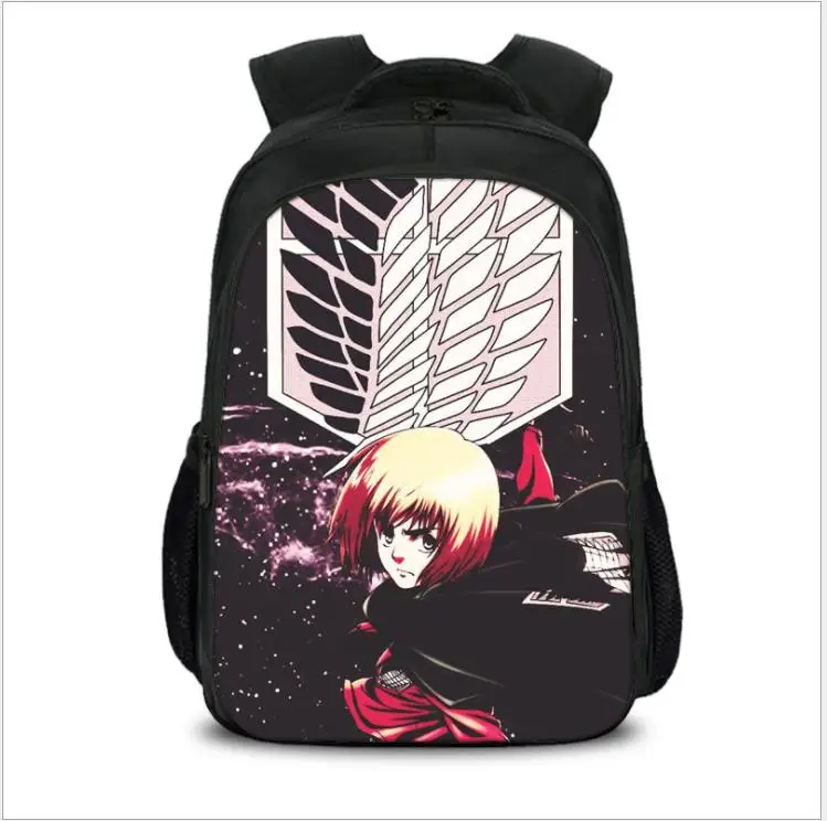 Аниме атака на Титанов Bagpack Eren рюкзаки для подростков детей школьные ранцы