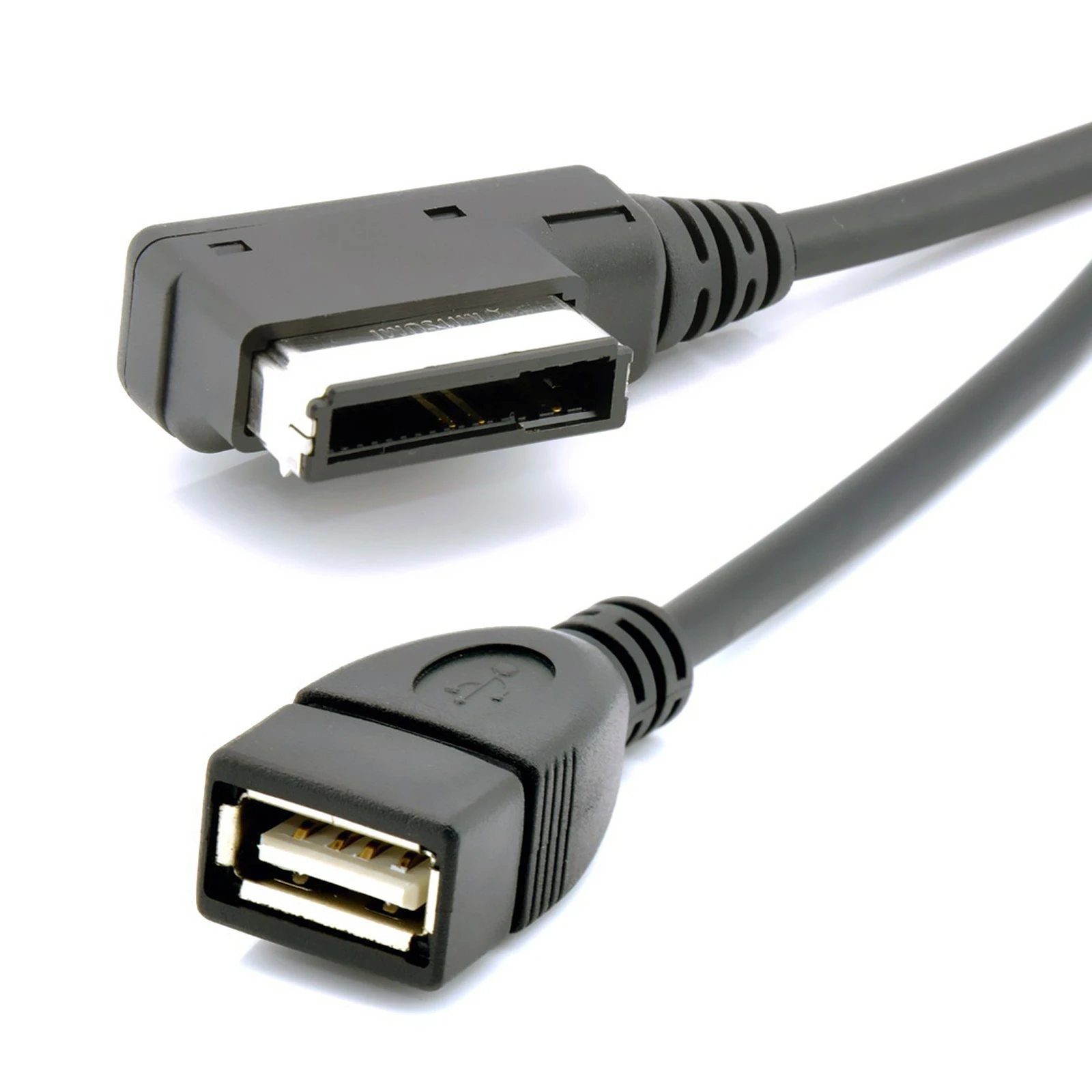 

Jimier Media In AMI MDI USB AUX Flash Drive Adapter Cable for Car VW AUDI 2014 A4 A6 Q5 Q7 30cm