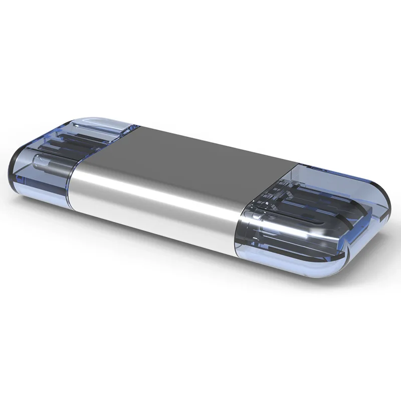 SILVER UTHAI D39 для HUAWEI NM кард-ридер type-C к Micro SD/USB3.0 адаптер для Nano карты памяти 128G 90 МБ/с./с чтение для mate 20 Pro P30 - Цвет: SILVER