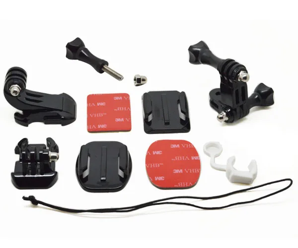 Набор клейких принадлежностей для GoPro комплект креплений J-Hook Buckle Go pro SJ4000 SJ5000 SJCAM