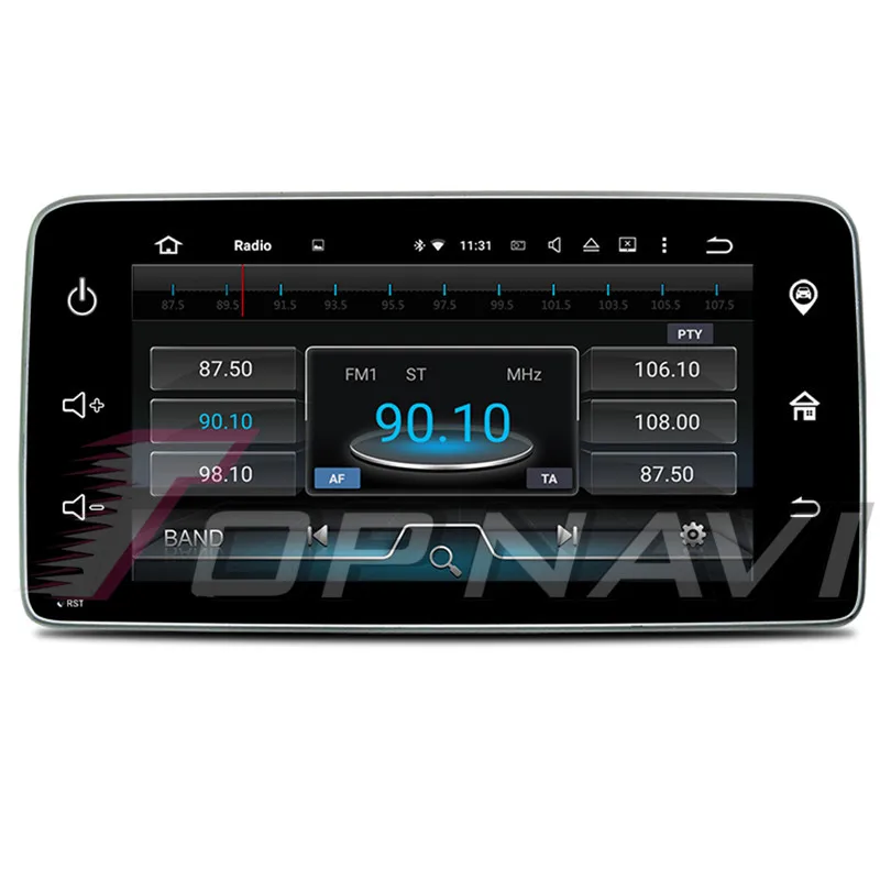 TOPNAVI Android 8 0 Octa Core автомобильный gps навигации для Benz Smart 2015 10 стерео проигрыватель