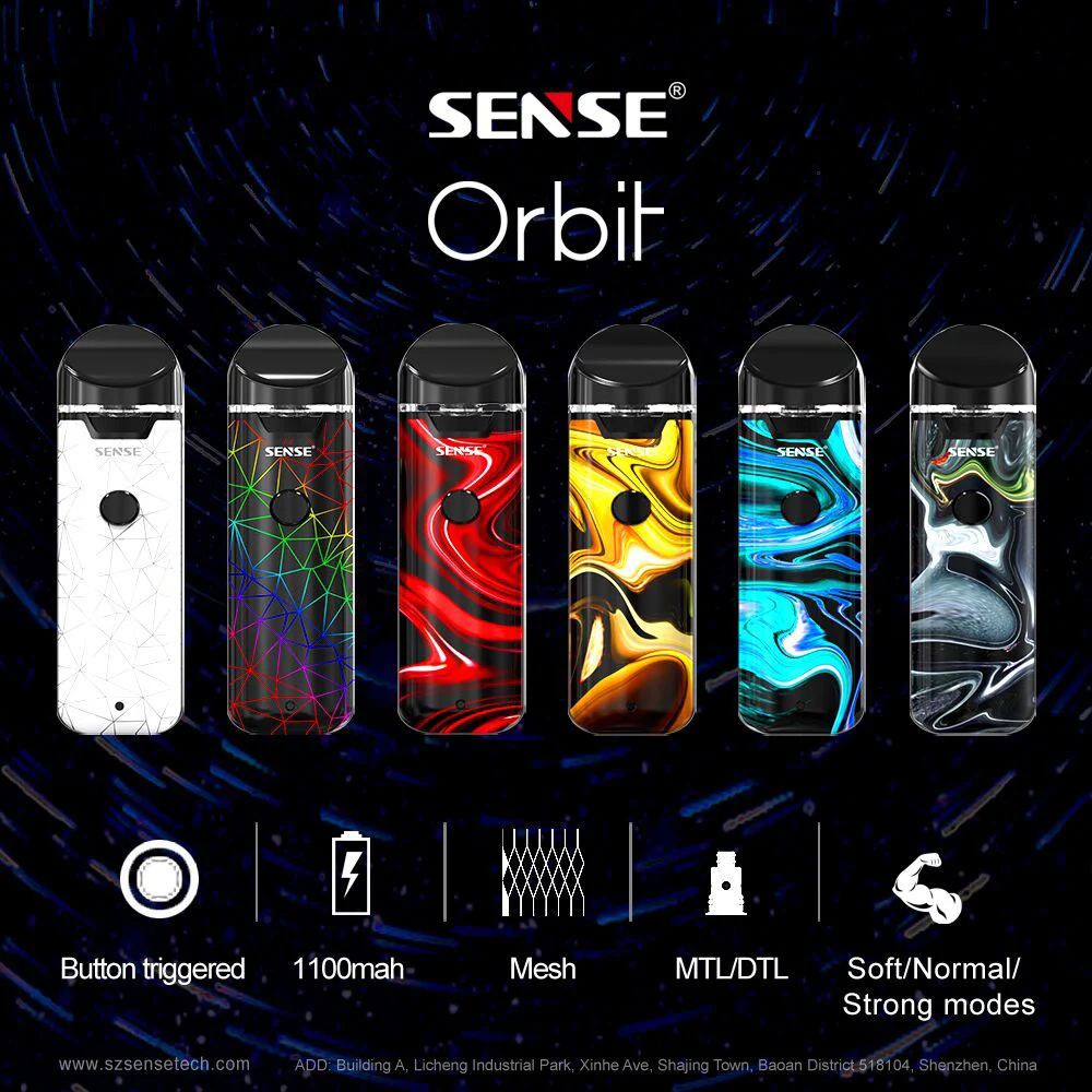 Оригинальный стартовый набор Sense Orbit Pod 1100 мА/ч с внутренним аккумулятором и