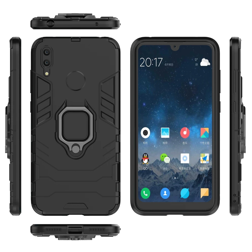 Металлическое кольцо основа для huawei MATE 20 PRO Lite 10 9 20X чехол Armor Kickstand Гибридный