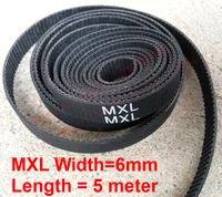 whole sale 5 meter mxl open timing belt pitch 0 082 032mm neoprene width 6mm mxl timing belt pulley free shipping