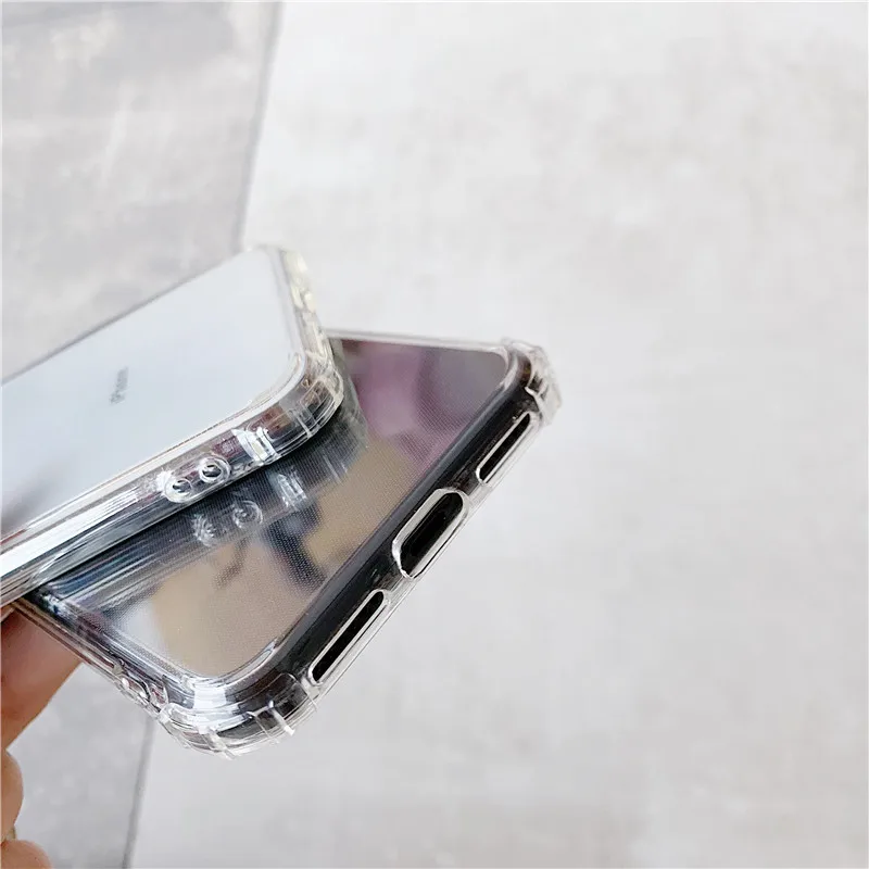 Милые прозрачные чехлы для iPhone 8 7 6 S Plus силиконовый прозрачный мягкий чехол X XS MAX XR