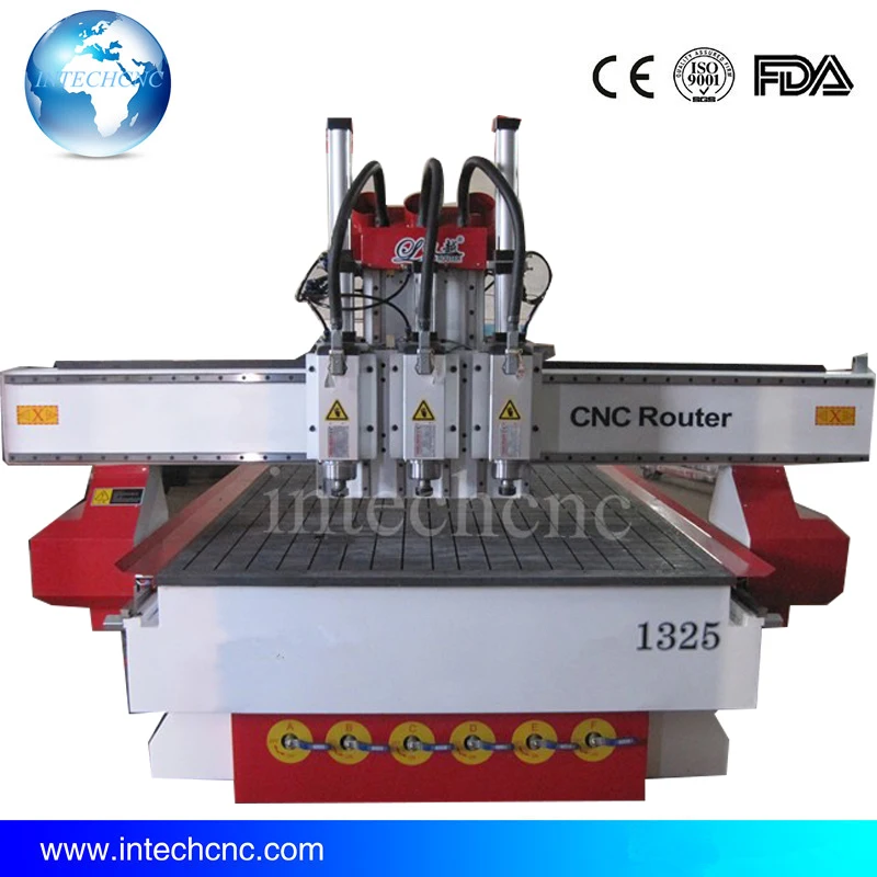 Цена со скидкой три процесса 1325 фрезерный станок с чпу резьба по дереву